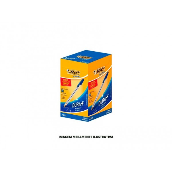 CANETA - BIC - CRISTAL AZUL - CX50